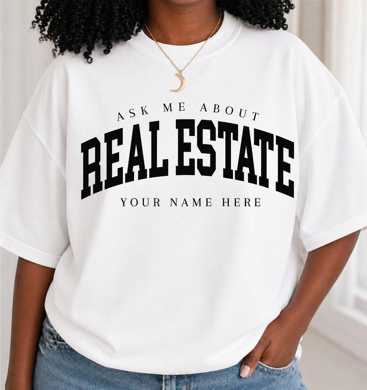 "Ask Me About Real Estate" Unisex Tee