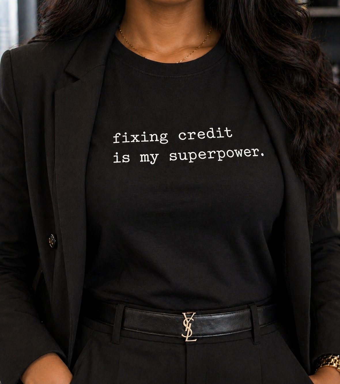 "Fixing Credit is My Superpower" Unisex Tee